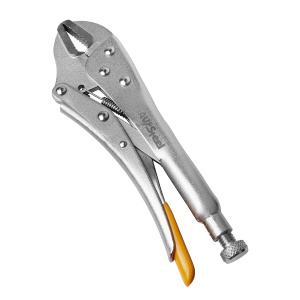 Захват с фиксатором с полукруглыми губками 10" "AV Steel"