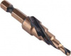 Сверло ступ. по мет. витое 4-12мм, 5 ступ., шаг 2мм, P6M5, Hex 1/4, MONOGRAM Special 100-982
