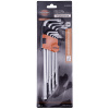 Набор ключей Г-образных TORX с отверстием TH10-TH50 "AV Steel" 9 предм. AV-369309