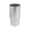 Головка двенадцатигранная удлиненная 1/2" 28мм "AV Steel" AV-521228